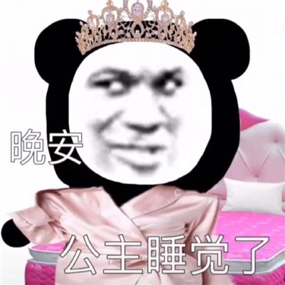 2021沙雕搞怪的熊猫头公主表情包 我真的想和你慢慢来