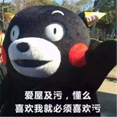 最新版熊本熊女生适用的可爱表情包 很俏皮的热门微信聊天表情