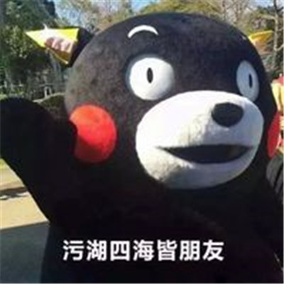 最新版熊本熊女生适用的可爱表情包 很俏皮的热门微信聊天表情