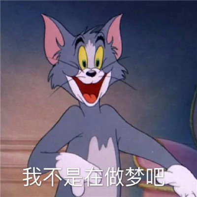 个性带字猫和老鼠经典表情包 打打闹闹却又不离不弃