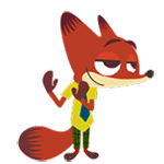 疯狂动物城卡通版Gif表情包 你想要的全体成员这里都有