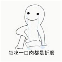 手绘流泪的聊天表情包 易胖体质是怎样的体验