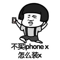iPhonex表情包无水印搞笑版 最新iPhonex装逼斗图表情