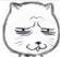 猥琐猫QQ表情 黑白QQ表情