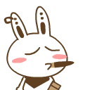 达达兔和水果宝贝QQ表情 卡通动物QQ表情