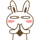 达达兔和水果宝贝QQ表情 卡通动物QQ表情