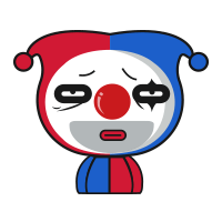 茶嘟小丑的眼神