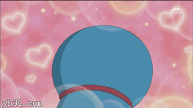 机器猫回头眨眼睛