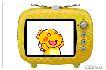 在电视机里面做怪相