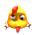 做怪脸的幸福鸡