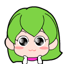 做鬼脸的饭饭女生