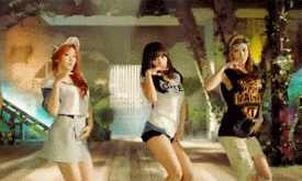 可爱调皮的舞姿