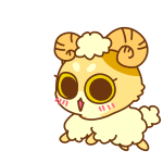 木木猫变只小羊跑过去