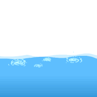 从水底浮起来冒个泡