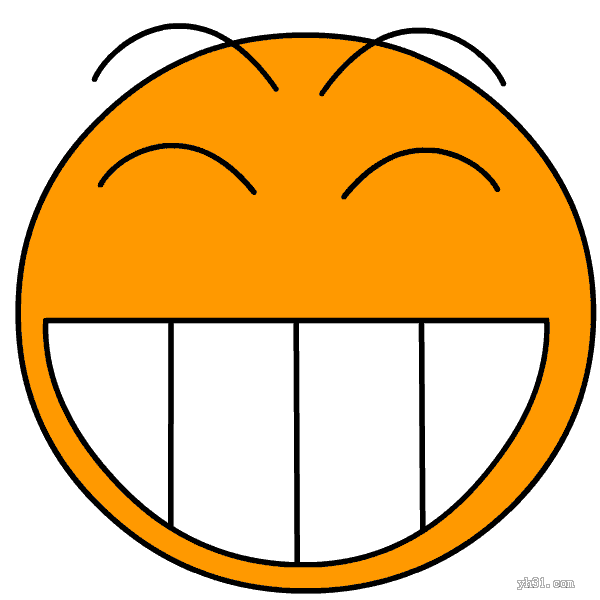 笑着的大龅牙刷屏