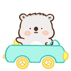 挥个手，开着车走啦