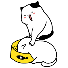 快点给我吃猫粮，不吃我打死你