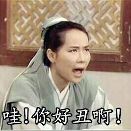 哇，你真的好丑啊