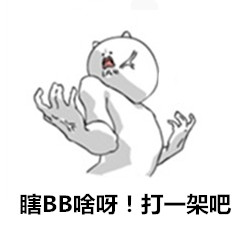 瞎BB个啥？来打一架吧