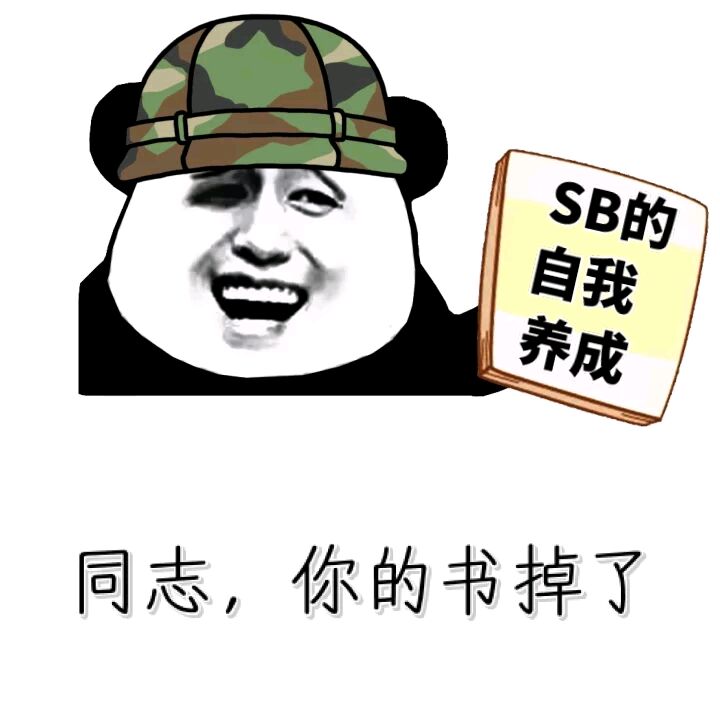 SB的养成同志，你的书掉了