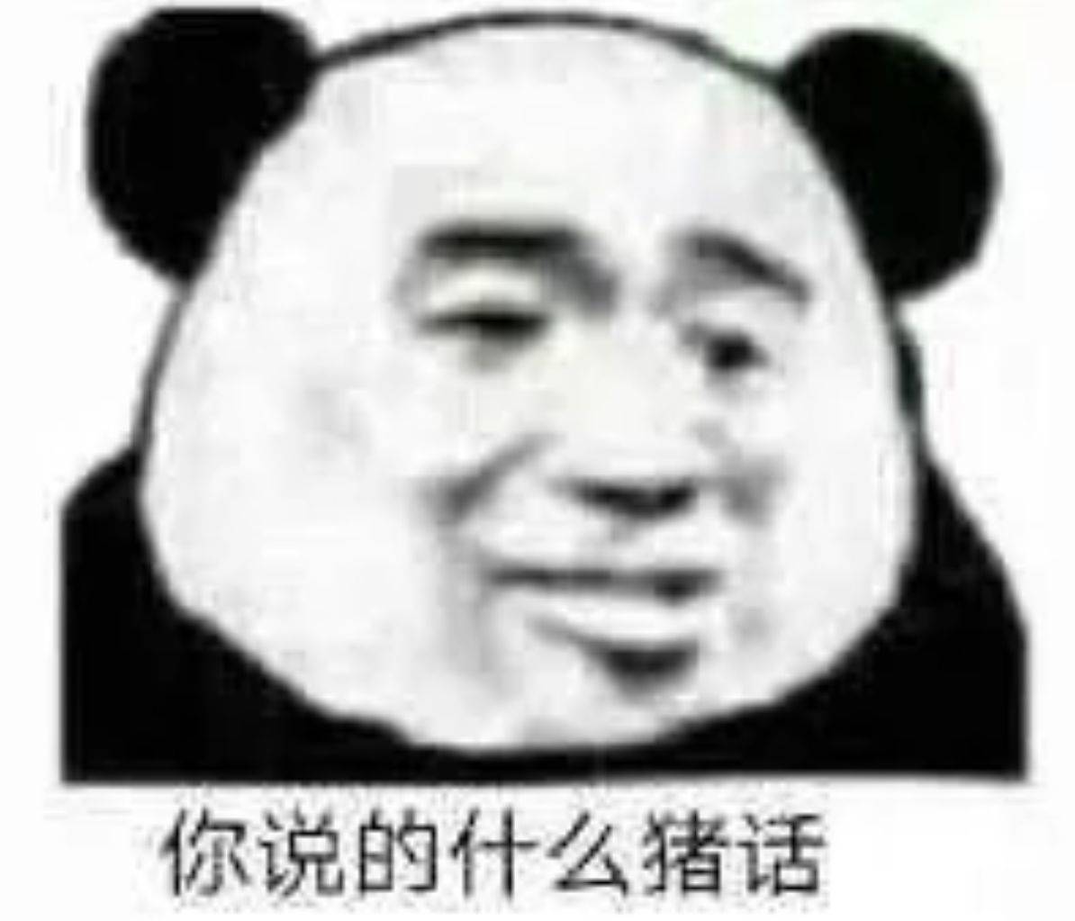 你说的什么猪话