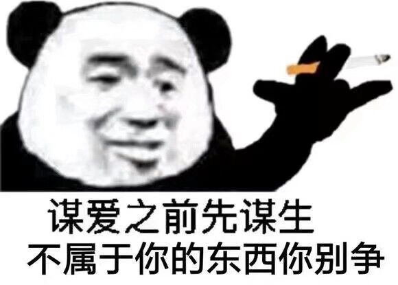 谋爱之前先谋生，不属于你的东西你别争