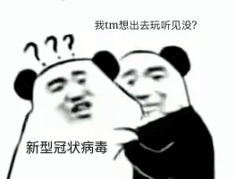 我tm想出去玩听见没？？新型冠状病毒