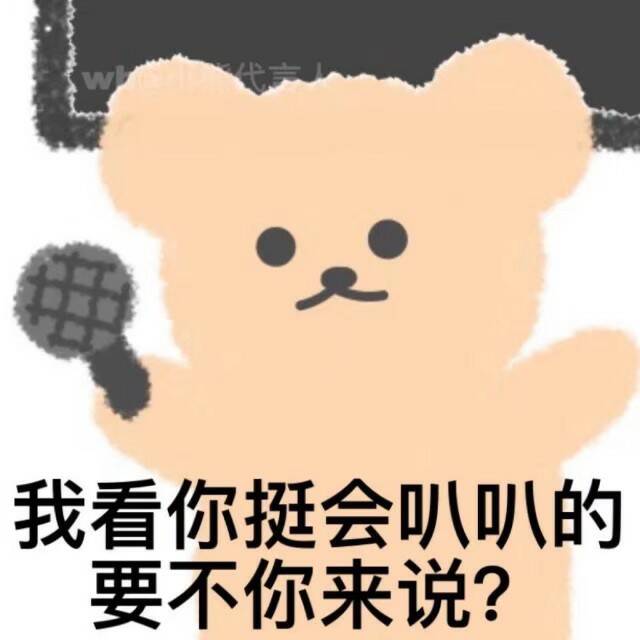 我看你挺会叭叭的，要不你来说？