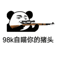 98k自瞄你的猪头