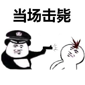 当场击毙