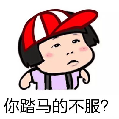 你踏马的不服？