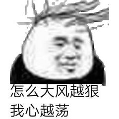 怎么大风越狠我心越荡