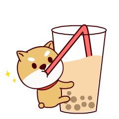 爬在杯子上喝饮料