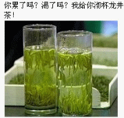 给你沏杯龙井茶