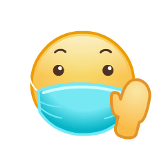 挥手BYE-BYE的大黄脸