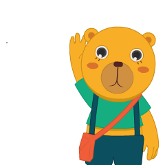 面无表情的挥挥手，再见