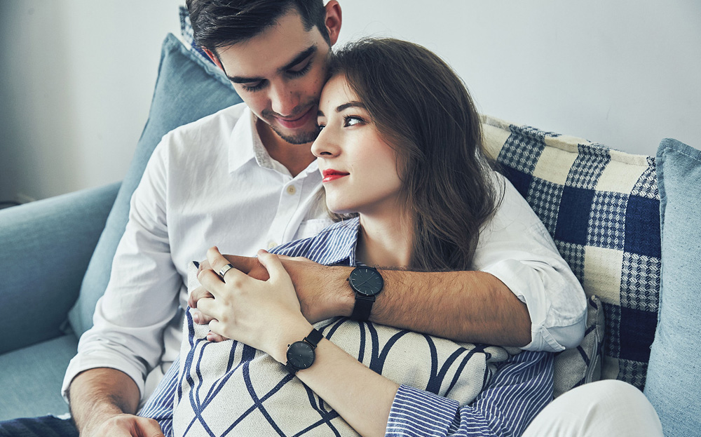 俊男美女十分般配的外国情侣