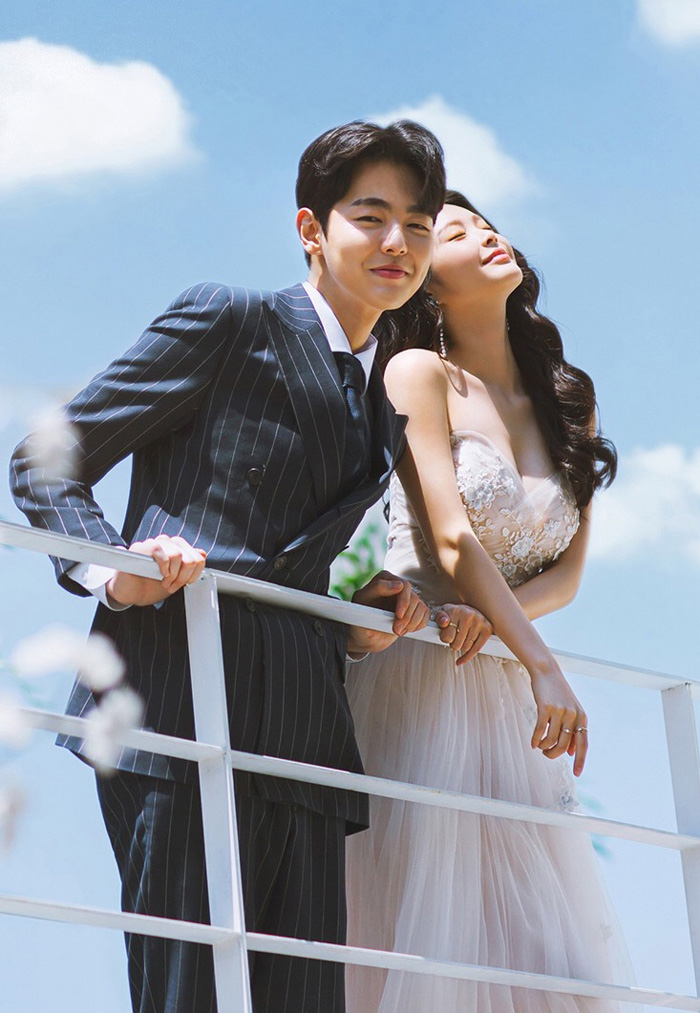 郎才女貌的完美一对