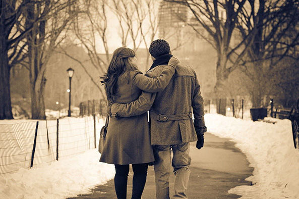 和相爱的人一起去看冬季的雪景吧