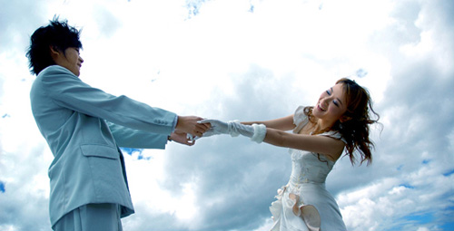 手拉手，转圈圈