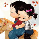 我们一起坐旋转木马