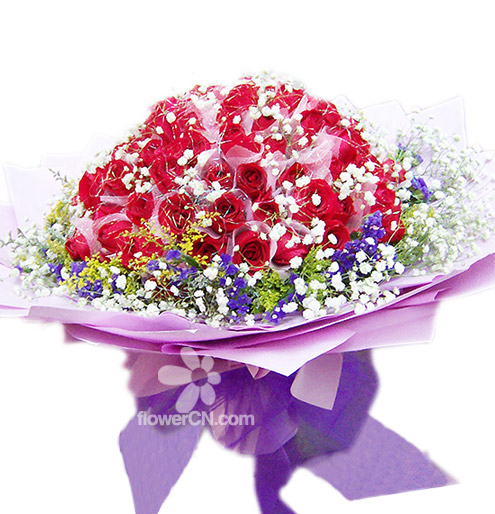 一大束美丽的鲜花