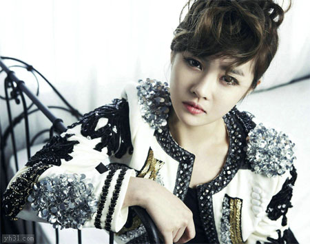 化妆后的韩国大美女