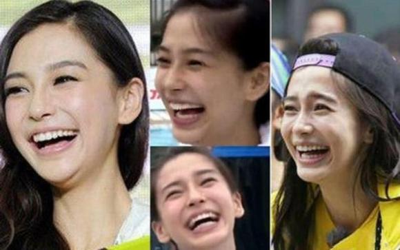 漂亮女星大笑瞬间的抓拍