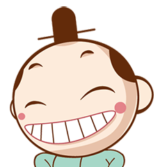 露齿笑的大使萌唐唐