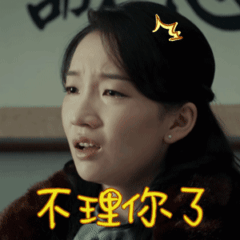 太气愤，不理你了