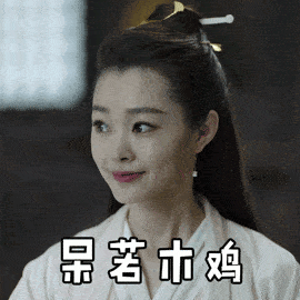 此时的我呆若木鸡