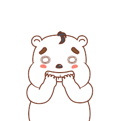 吃惊的把双手放进嘴里