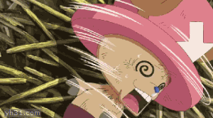 疯狂的在地上打滚