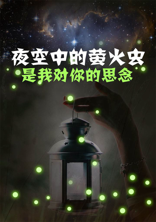 夜空中的萤火虫是我对你的思念